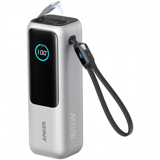 Універсальна мобільна батарея Anker Laptop 25000mAh 165W Silver (A1695H41)
