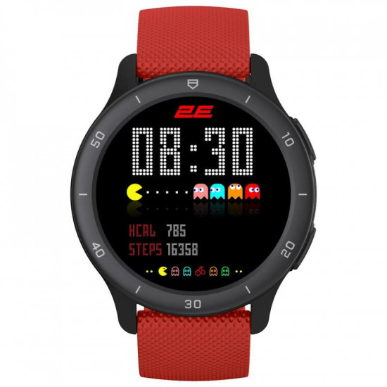 Смарт-годинник 2E Motion GT2 47 mm Black/Red (2E-CWW21BKRD)