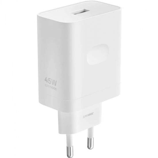 Мережевий зарядний пристрій Oppo SuperVOOC 45W White (VCB4JAEH)