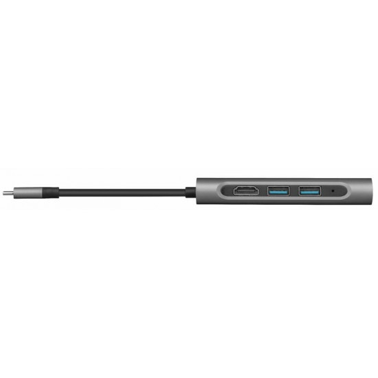 USB-хаб Trust Dalyx Aluminium USB Type-C 7-в-1 (23775)