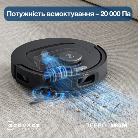 Робот-пилосос Ecovacs Deebot T30C Black (DLX71)