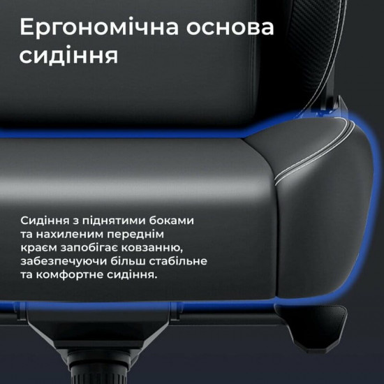 Крісло для геймерів Anda Seat Kaiser 4 V2 Size XL PVC Dark Gray Fabric (AD12YDDC-XLL-20-GB-CF-03)