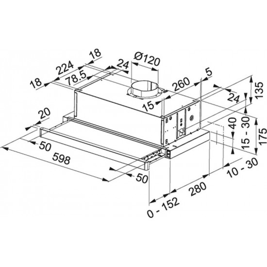 Витяжка Franke Flexa FTC 632L GR/XS (315.0547.796)