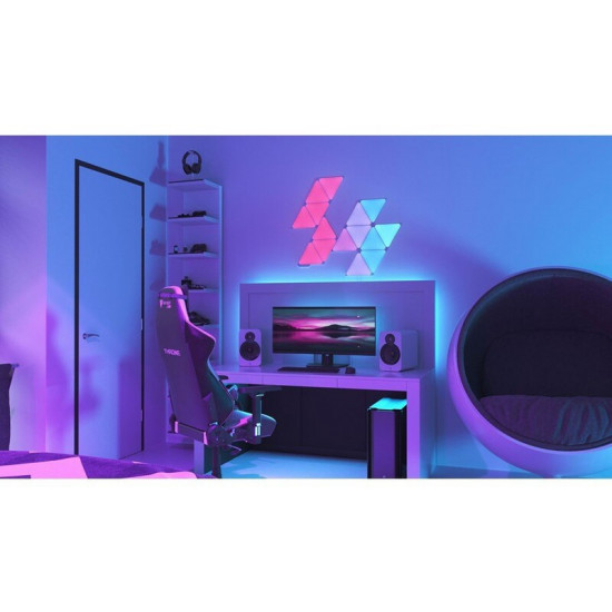 Розумна система освітлення Nanoleaf Shapes Triangles Starter Kit Apple HomeKit, 9 шт. (NL47-0002TW-9PK)