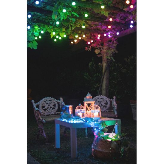 Smart LED гірлянда Twinkly Cluster AWW Gen II (TWC400GOP-BEU) 400LED, 6м, BT+WiFi
