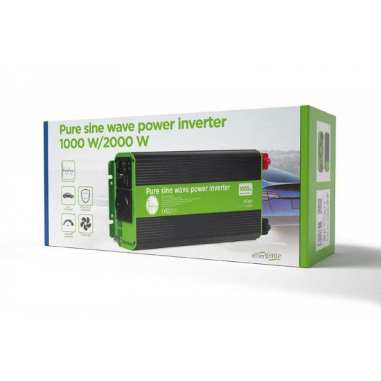 Інвертор напруги EnerGenie EG-PWC-PS1000-01 1000W
