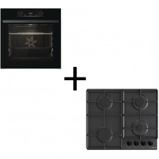 Вбудований комплект Варильна поверхня Gorenje G641EB + Духова шафа Gorenje BO6735E02BK