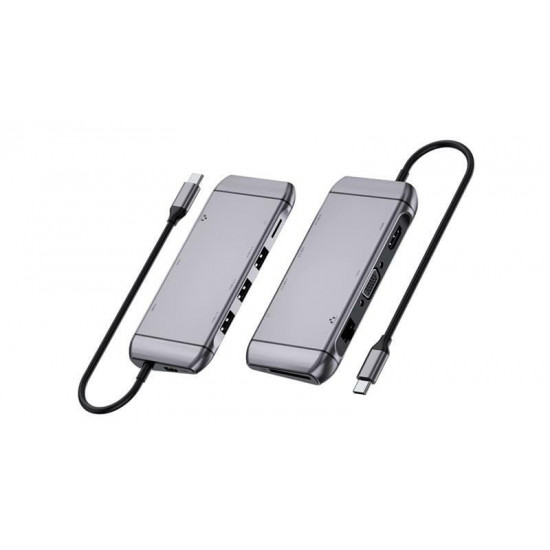 USB-хаб REAL-EL CQ-900 3 ports