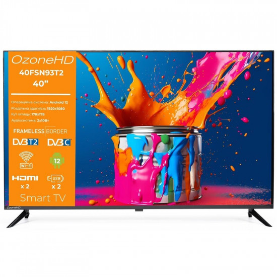 Телевiзор OzoneHD 40FSN93T2