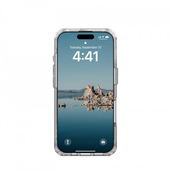 Чохол-накладка Urban Armor Gear Magsafe для Apple iPhone 16 Pro Plyo Ice/Silver (114480114333)