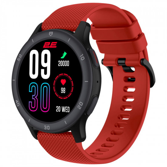 Смарт-годинник 2E Motion GT2 47 mm Black/Red (2E-CWW21BKRD-WS)