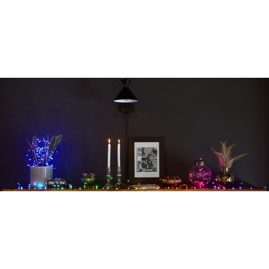 Smart LED гірлянда Twinkly Strings RGBW Gen II (TWS400SPP-BEU) 400LED, 32м, BT+WiFi