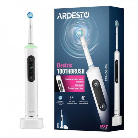 Зубна електрощітка Ardesto ETB-ID114W