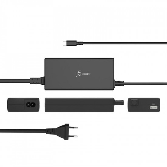 Мережевий зарядний пристрій J5create Super Charger 100W Black (JUP2290C-EN)