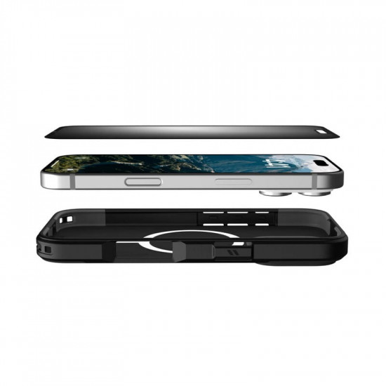 Захисна плiвка Urban Armor Gear Removable Privacy Glass - Tint для Apple iPhone 16 Pro (14436811NA)