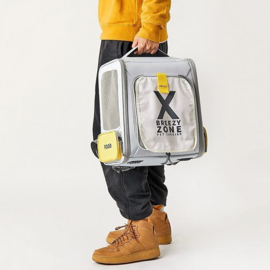Рюкзак-переноска Petkit Breezy xZone Pet Carrier Grey (P7703)