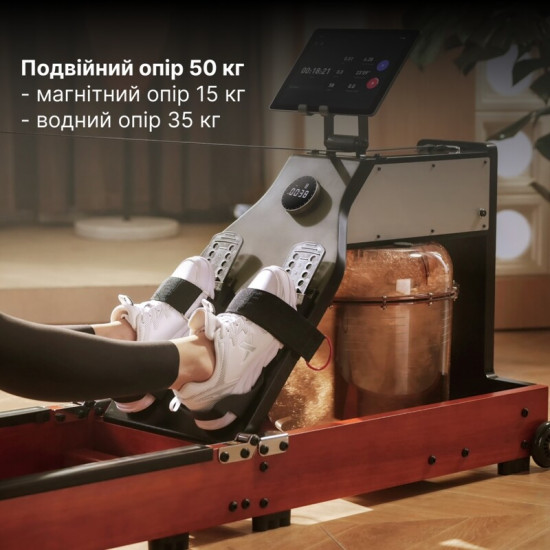 Гребний тренажер KingSmith WM10 Red Oak