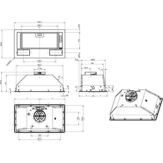 Витяжка Gorenje BHI681EB