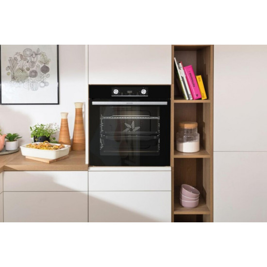 Вбудований комплект Варильна поверхня Gorenje GI6401BSC + Духова шафа Gorenje BOS6737E06BG