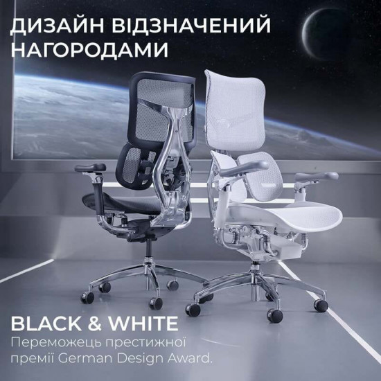 Крісло офісне Sihoo Doro S100 Mesh Black (S100-M301)