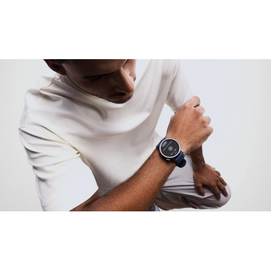 Смарт-годинник CMF by Nothing Watch Pro 2 Blue Metal with Leather Strap_EU