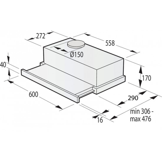Витяжка Gorenje TH62E4BG