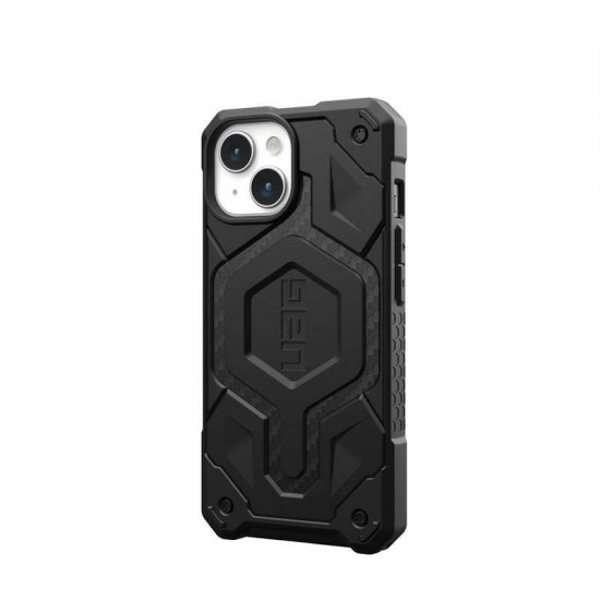 Чохол-накладка Urban Armor Gear Monarch Pro Magsafe для Apple iPhone 15 Carbon Fiber (114219114242)