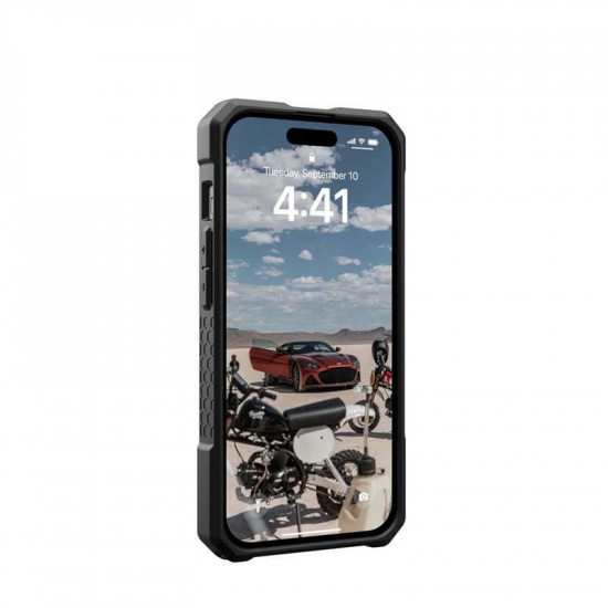 Чохол-накладка Urban Armor Gear Monarch Pro Magsafe для Apple iPhone 15 Carbon Fiber (114219114242)