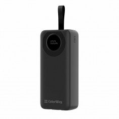 Універсальна мобільна батарея ColorWay EnergyPlus 30000mAh Black (CW-PB300LPB4BK-PDD)